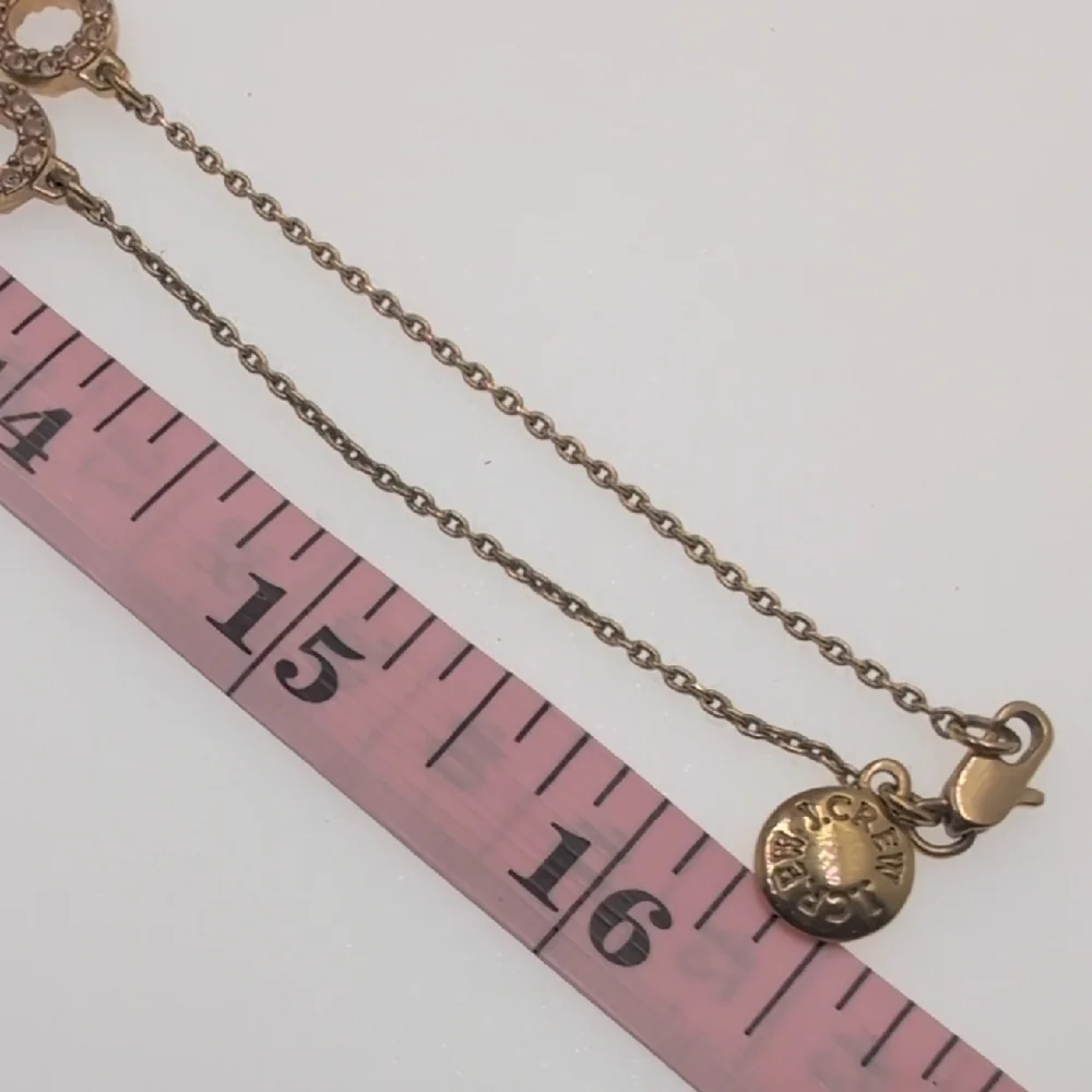 J. Crew Pink and Gold Necklace